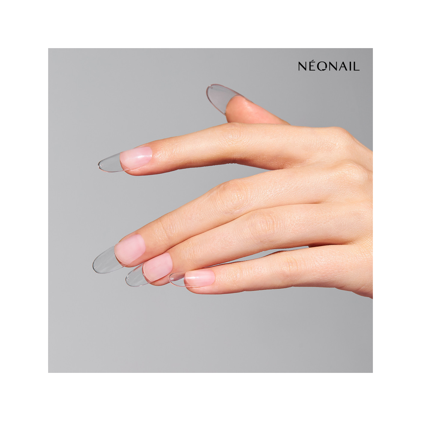 Tips Elastici per Allungamento Unghie Invisible Flexi Tips 01 Clear Oval